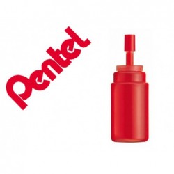 Cartucho pentel de recarga para marcador easyflo cor vermelho