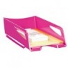 Tabuleiro de secretaria cep maxi de grande capacidade 386x270x115 mm plastico rosa