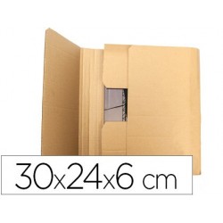 Caixa para embalar livro q-connect medidas 300x240x60 mm espessura cartao 3 mm