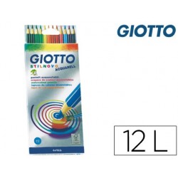 Lapis de cores giotto stilnovo aguarelaveis caixa de 12 cores