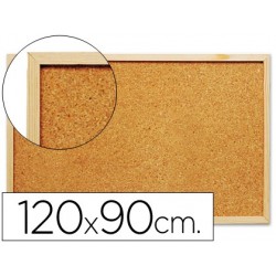 Quadro de cortica q-connect com caixilho em madeira 1200 x 900 mm